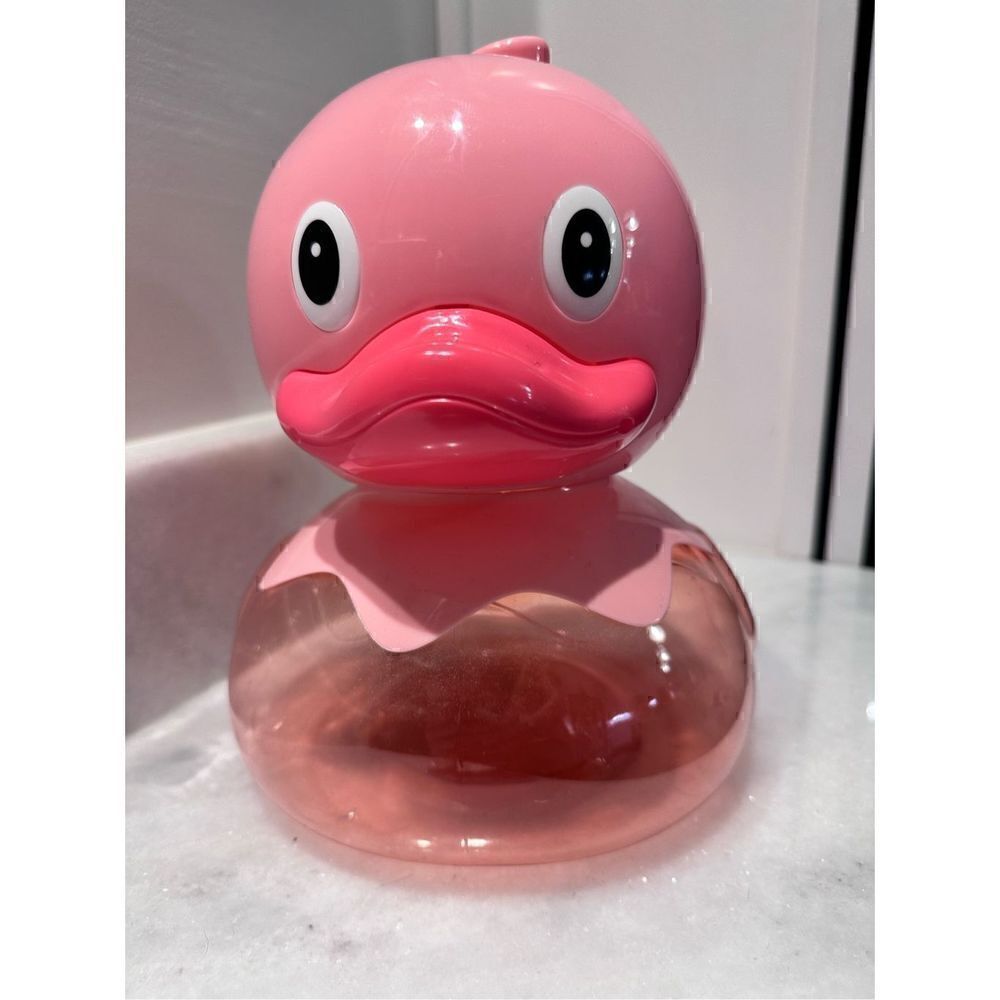 Kids' Pink Large-Shaped Duck Coin Piggy Bank Fun Educational Financial Tool